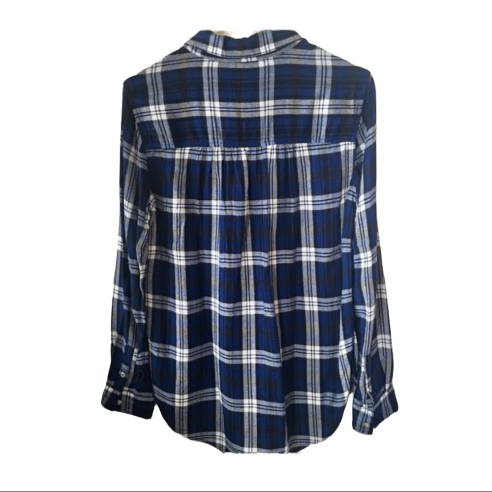 American Eagle Outfitters Flannel Shirt Women's Small - Picture 2 of 4